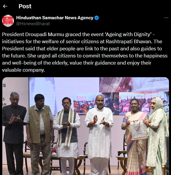 President speaking