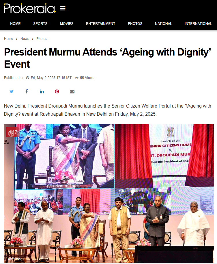 President speaking