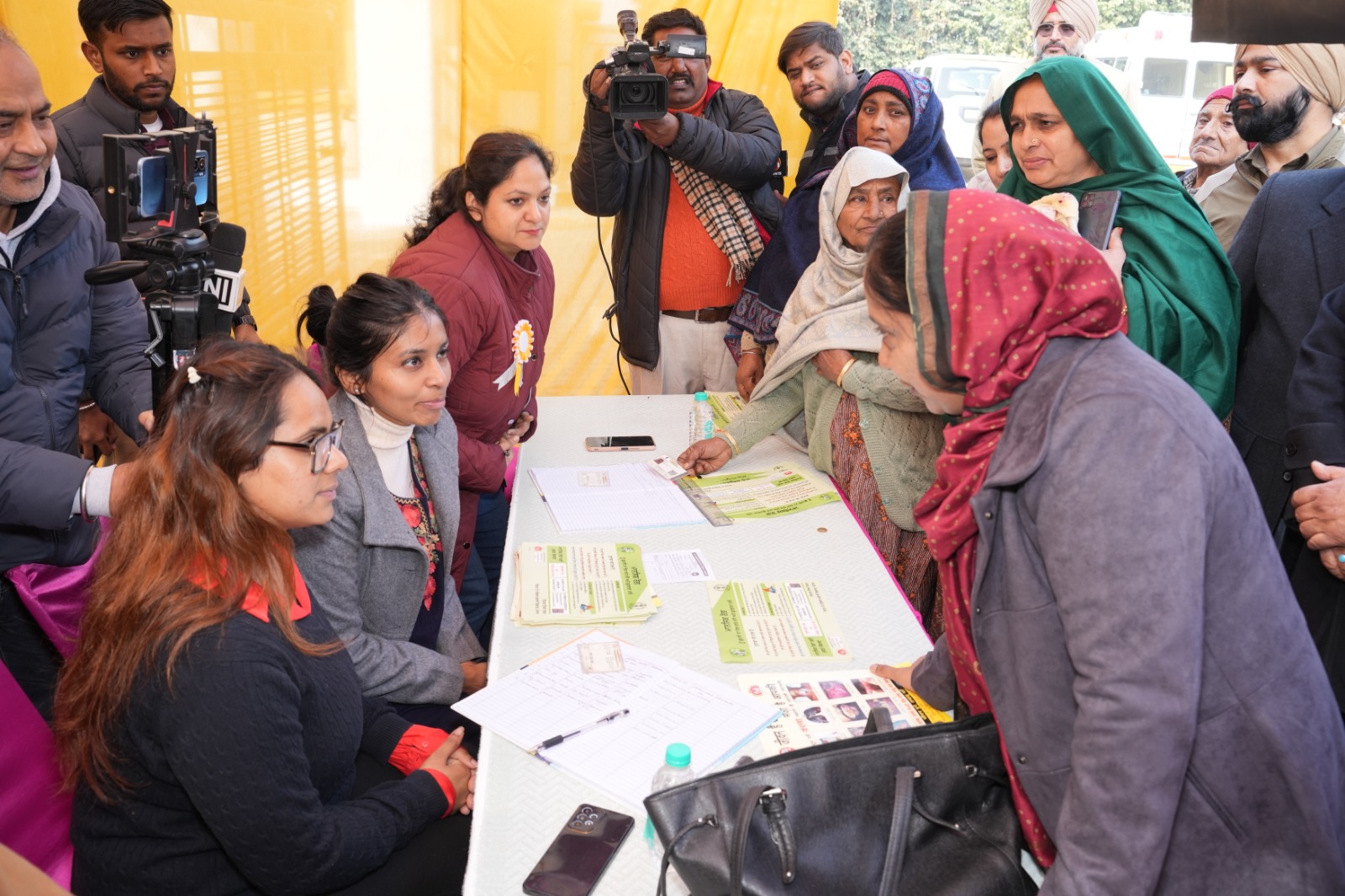 Holistic well being camp under Sada Bazurg Sada Maan