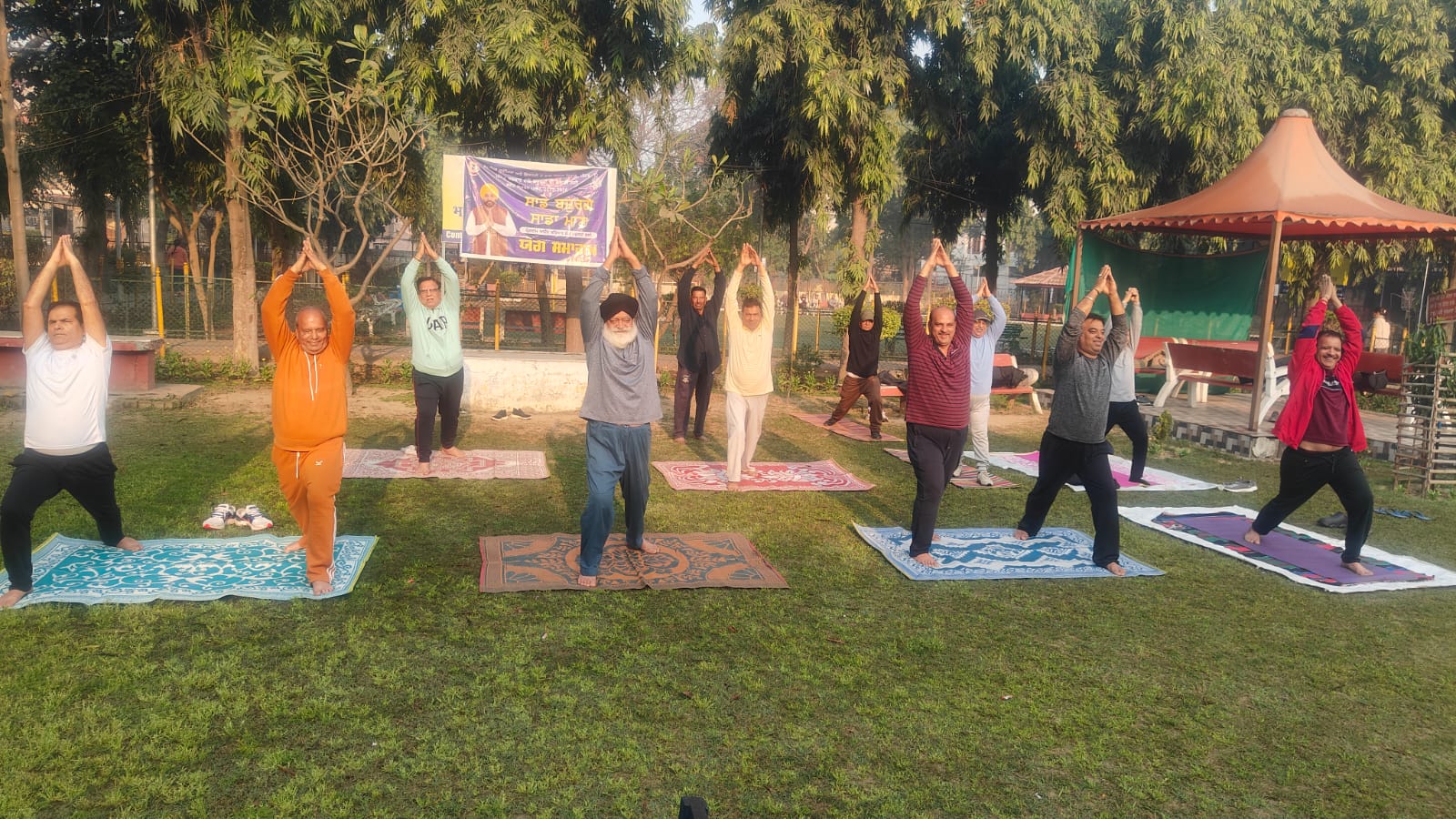 Yoga Camp conducted under Sade Buzurg Sade Maan