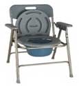 Folding Chair with Commode